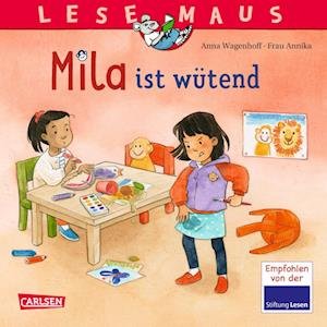 LESEMAUS 213: Mila ist wütend - Anna Wagenhoff - Bøker - Carlsen - 9783551083838 - 24. februar 2023