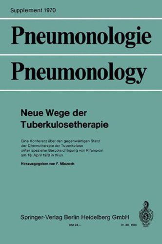 Pneumonologie -- Pneumonology: Neu Wege Der Tuberkulosetherapie - F Mlczoch - Kirjat - Springer-Verlag Berlin and Heidelberg Gm - 9783662231838 - 1970