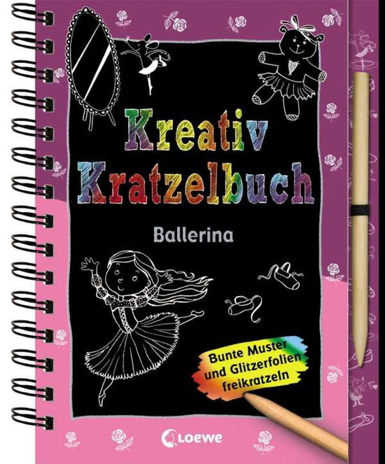 Cover for Kreativ-Kratzelbuch · Ballerina (Book)