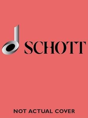 Concerto D Minor Bwv 1052 - Johann Sebasti Bach - Libros - SCHOTT & CO - 9783795764838 - 1 de octubre de 1983