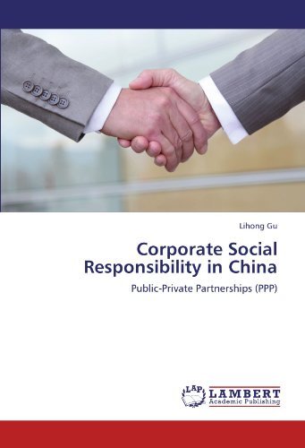 Cover for Lihong Gu · Corporate Social Responsibility in China: Public-private Partnerships (Ppp) (Pocketbok) (2011)