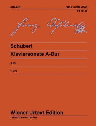 Cover for Franz Schubert · Klaviersonate A-Dur.UT50196 (Bok)