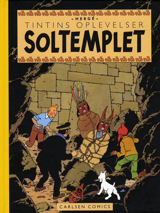 Cover for Hergé · Tintins Oplevelser: Tintin: Soltemplet - retroudgave (Bound Book) [2º edição] [Indbundet] (2006)