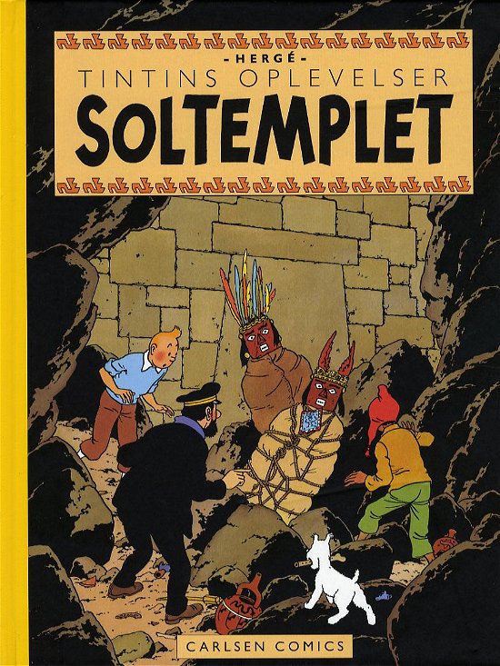 Cover for Hergé · Tintins Oplevelser: Tintin: Soltemplet - retroudgave (Indbundet Bog) [2. udgave] [Indbundet] (2006)