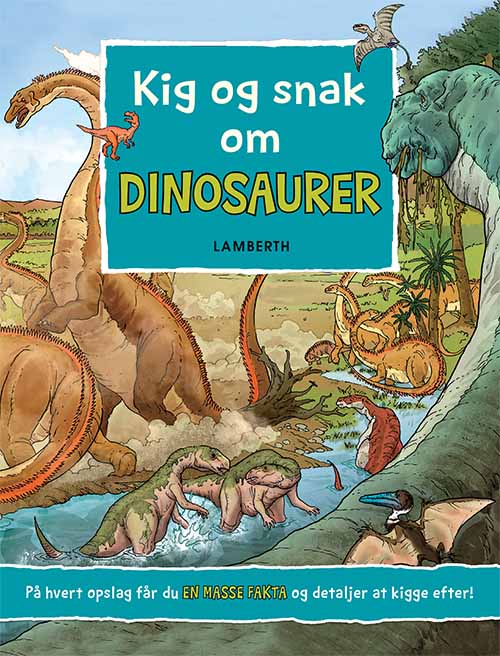 Cover for Lena Lamberth · Kig og snak: Kig og snak om Dinosaurer (Papbog) [1. udgave] (2019)