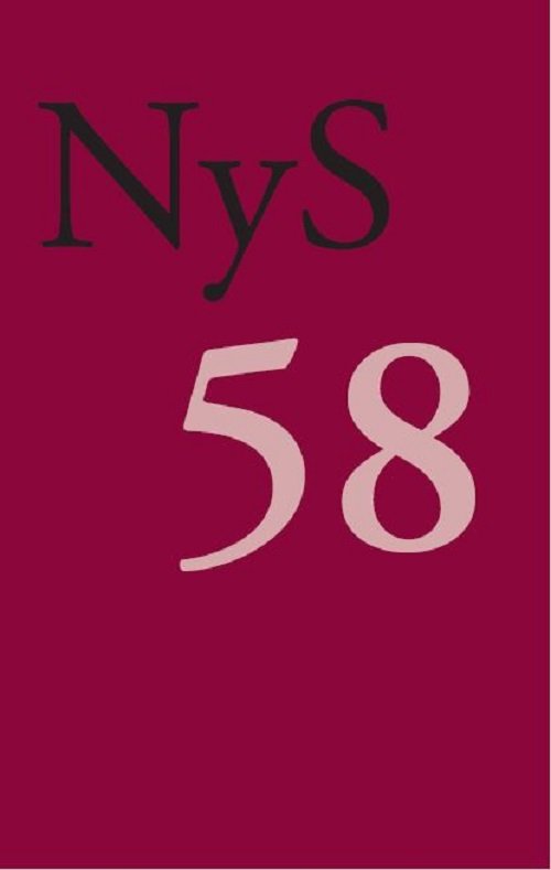 Cover for NyS. Nydanske Sprogstudier: NyS 58 (Sewn Spine Book) [1th edição] (2020)