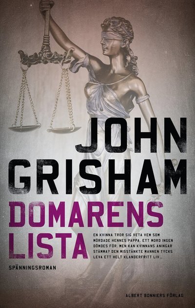 Domarens lista - John Grisham - Livres - Albert Bonniers förlag - 9789100199838 - 8 novembre 2023