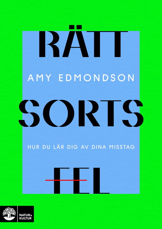 Cover for Amy Edmondson · Rätt sorts fel : Hur du lär dig av dina misstag (Indbundet Bog) (2024)