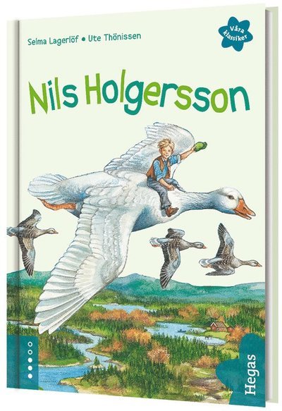 Cover for Selma Lagerlöf · Våra klassiker: Nils Holgersson (lättläst) (Indbundet Bog) (2018)