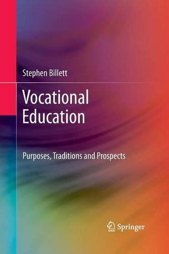 Cover for Stephen Billett · Vocational Education: Purposes, Traditions and Prospects (Pocketbok) [2011 edition] (2014)