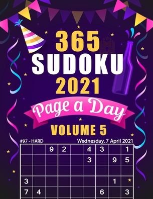 Cover for Bopuzzles · 365 Sudoku 2021 Page a Day Volume 5 (Paperback Book) (2020)