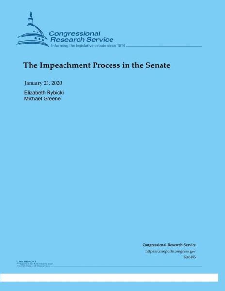 Cover for Michael Greene · The Impeachment Process in the Senate (Paperback Book) (2020)