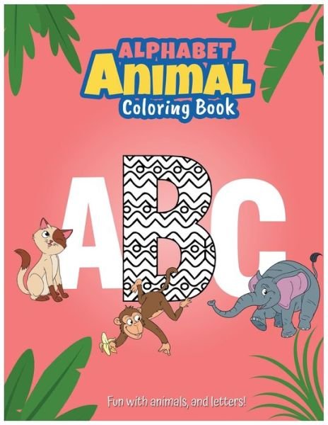 Cover for Oudra Luxury Art · Alphabet animal coloring book (Pocketbok) (2020)
