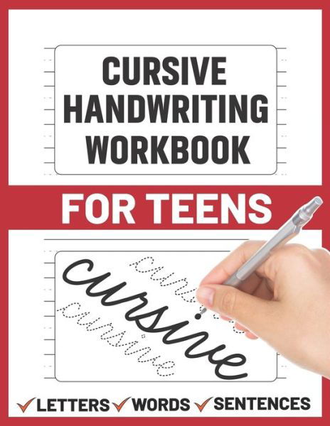 Cover for Sultana Publishing · Cursive Handwriting Workbook for Teens (Paperback Book) (2021)