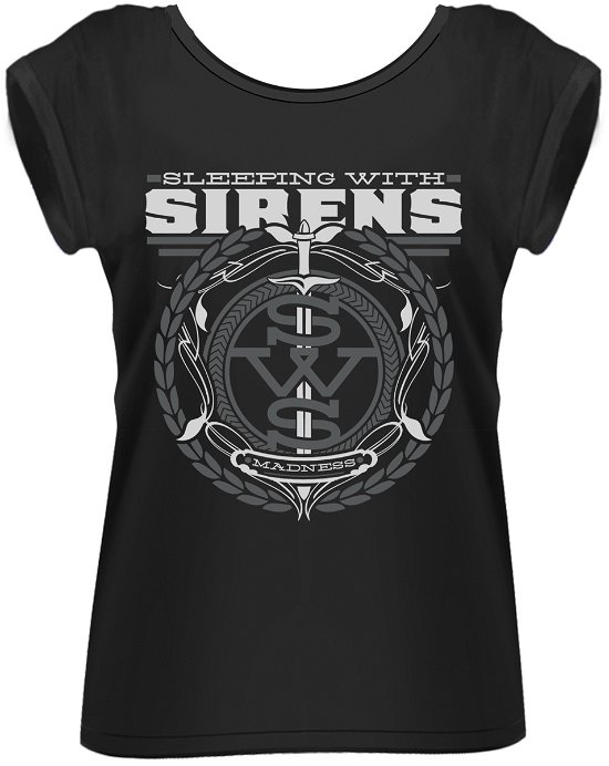 Cover for Sleeping with Sirens =t-s · Crest -s-girlie / Black / Rolled Sleeve (MERCH) (2015)