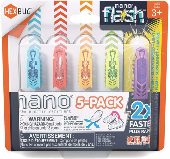 Cover for Hexbug · Hexbug - Nano Flash 5-pk (Toys)