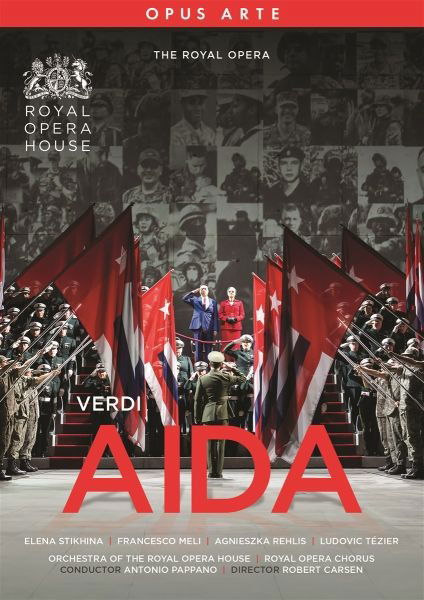 Cover for Royal Opera House Orchestra &amp; Antonio Pappano · Verdi: Aida (DVD) (2024)