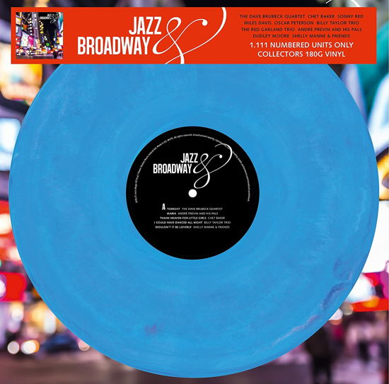 Cover for Jazz Broadway / Various · Jazz and Broadway (Marbled) (LP) (2022)