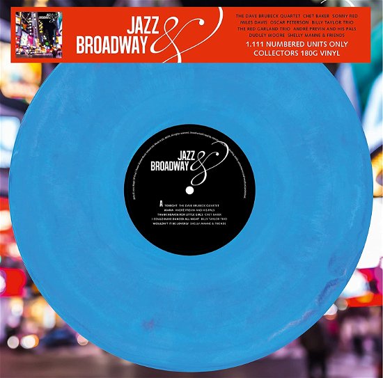 Cover for Jazz Broadway / Various · Jazz and Broadway (Marbled) (LP) (2022)
