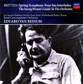 Cover for Eduard Van Beinum · Britten: Spring Symphony / Four Sea (CD) [Japan Import edition] (2006)