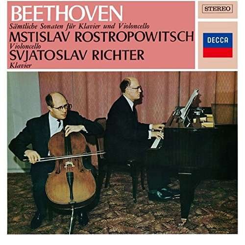 Cover for Mstislav Rostropovich · Beethoven: the Complete Sonatas for Cello and Piano &lt;limited&gt; (CD) [Japan Import edition] (2016)