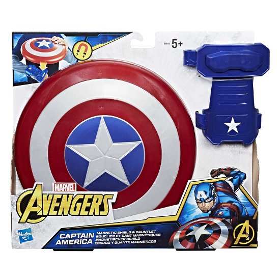 Avengers - Cap America Mag Shield & Gauntlet - Hasbro - Merchandise - Hasbro - 5010993582839 - 