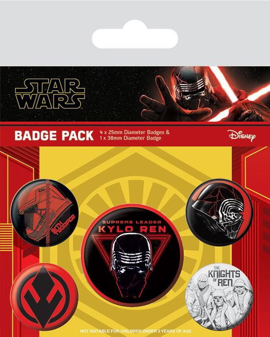 Star Wars The Rise Of Skywalker Sith (Badgepacks) - Star Wars: The Rise Of Skywalker - Merchandise -  - 5050293806839 - 15. oktober 2019