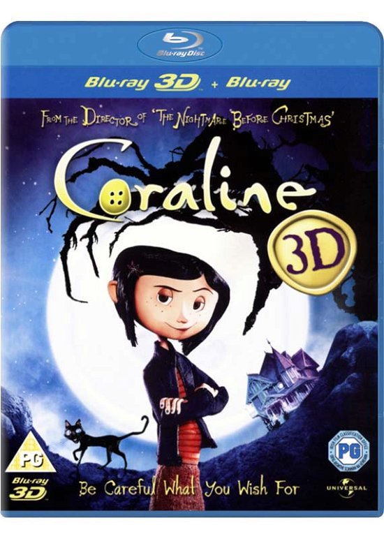 Cover for Universal · Coraline 3D (Blu-ray) (2011)