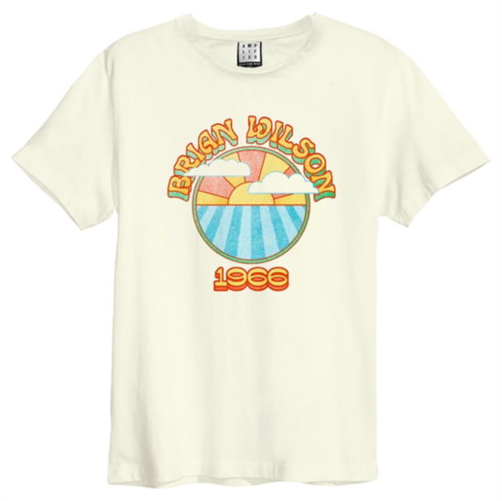 Brian Wilson 1966 Amplified Vintage White Small T Shirt - Brian Wilson - Mercancía - AMPLIFIED - 5054488859839 - 