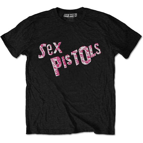 The Sex Pistols Unisex T-Shirt: Multi-Logo - Sex Pistols - The - Merchandise -  - 5056170631839 - 