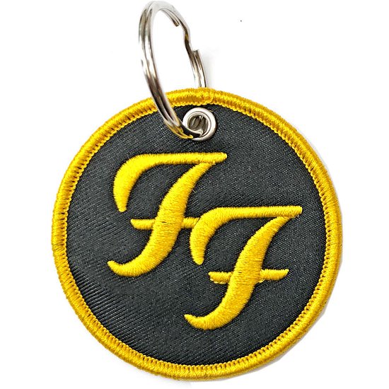 Foo Fighters Keychain: Circle Logo (Double Sided Patch) - Foo Fighters - Koopwaar -  - 5056368603839 - 