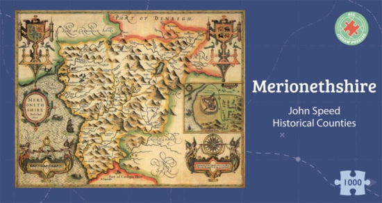 Cover for Merionethshire Historical 1610 Map 1000 Piece Puzzle (Paperback Book) (2024)