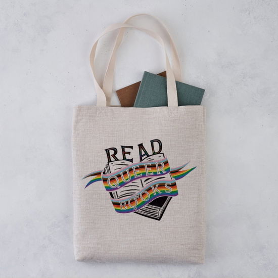 Cover for Read Queer Books Rainbow Tote Bag (MERCH) (2023)