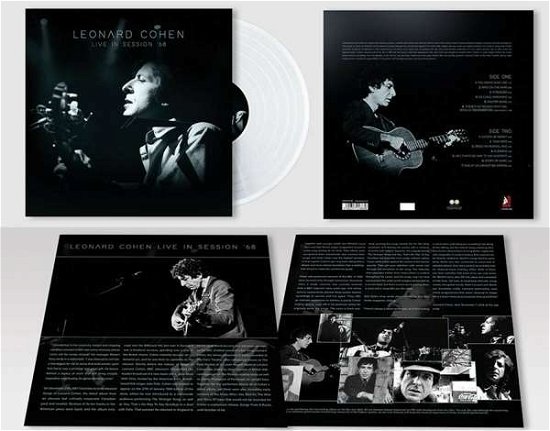 Cover for Leonard Cohen · Live in Session '68 (White Vinyl) (LP) [Limited Numbered edition] (2020)
