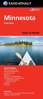 Cover for Rand McNally · Rand McNally Easy to Read: Minnesota State Map (Kort) (2021)