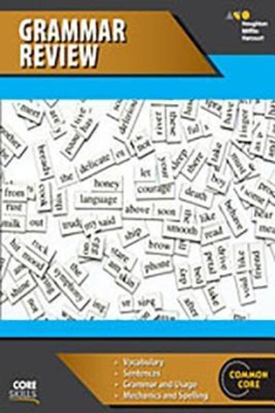 Cover for Houghton Mifflin Harcourt · Core Skills Grammar Review Workbook Grades 6-8 (Taschenbuch) (2014)