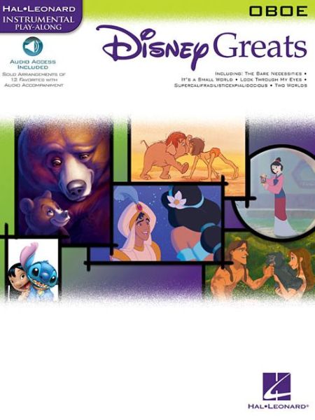 Cover for Hal Leonard Publishing Corporation · Disney Greats: for Oboe Instrumental Play-along Pack (Hardcover Book) (2005)