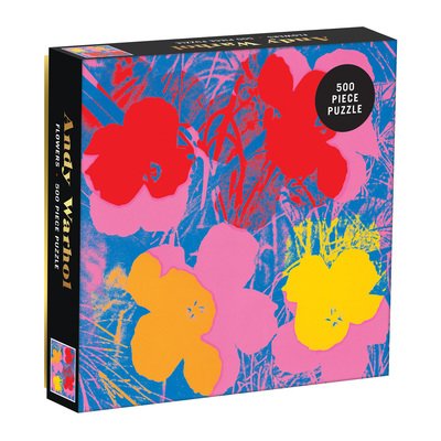 Andy Warhol Flowers 500 Piece Puzzle - Sarah McMenemy - Brætspil - Galison - 9780735357839 - 11. februar 2019