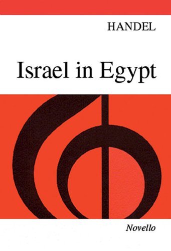 Cover for George Frideric Handel · Israel In Egypt (Partitur) (2000)