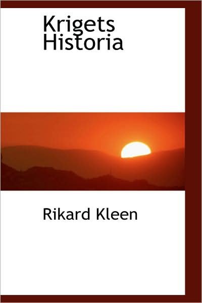 Cover for Rikard Kleen · Krigets Historia (Pocketbok) (2009)