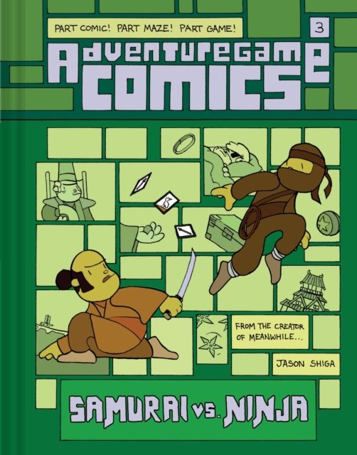 Cover for Jason Shiga · Adventuregame Comics: Samurai vs. Ninja (Book 3): An Interactive Graphic Novel - Adventuregame Comics (Hardcover Book) (2024)