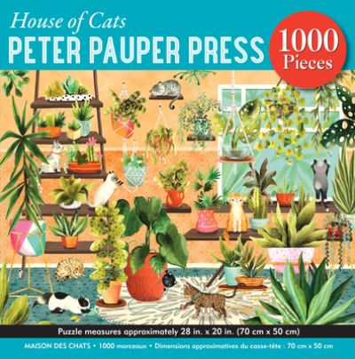 Cover for Peter Pauper Press Inc. · House of Cats 1000 Piece Jigsaw Puzzle (N/A) (2022)