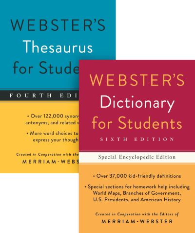 Cover for Federal Street Press · Webster's for Students Dictionary / Thesaurus Shrink-Wrapped Set (Paperback Book) (2021)