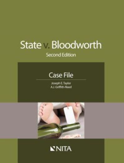 Cover for Taylor · State v. Bloodworth : Second Edition Case File (Pocketbok) (2016)