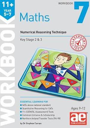 Cover for Dr Stephen C Curran · 11+ Maths Year 5-7 Workbook 7: Numerical Reasoning (Paperback Book) (2020)