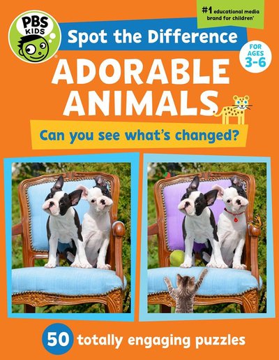 Cover for Georgia Rucker · Spot the Differences: Adorable Animals: 50 Picture Puzzles, Thousands of Challenges (Hardcover Book) (2019)