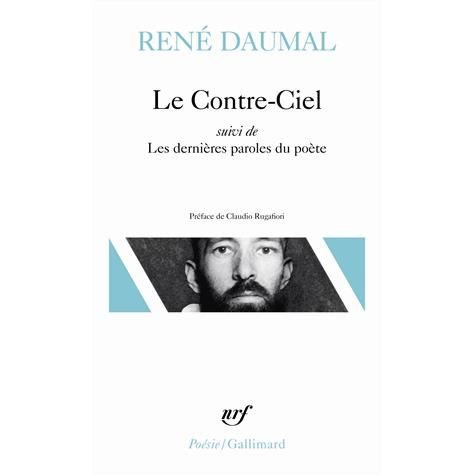 Cover for Rene Daumal · Contre-ciel (Poesie / Gallimard) (French Edition) (Paperback Book) [French edition] (1970)