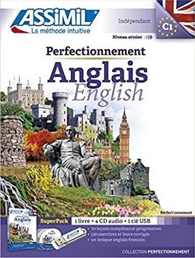 Perfectionnement Anglais (superpack USB: book+CD mp3+cle USB) - Anthony Bulger - Livros - Assimil - 9782700580839 - 16 de junho de 2016