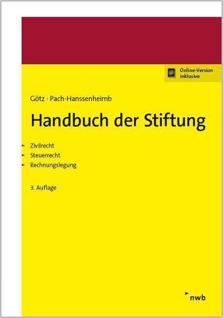 Cover for Götz · Handbuch der Stiftung (Book)