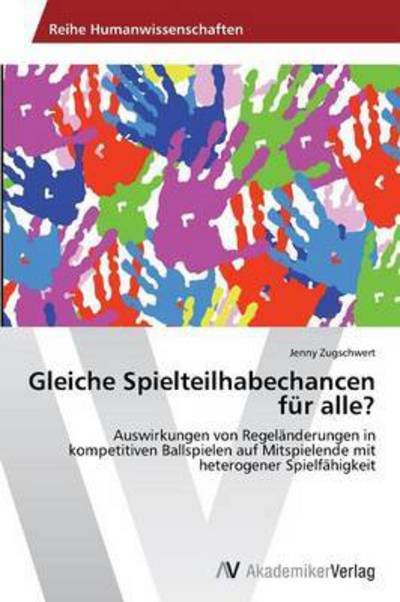 Cover for Zugschwert Jenny · Gleiche Spielteilhabechancen Fur Alle? (Taschenbuch) (2012)